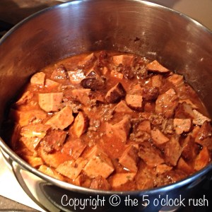 Chopped Smoked Meatballs with ground beef