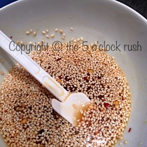 Spicy Honey Maple Sesame Sauce