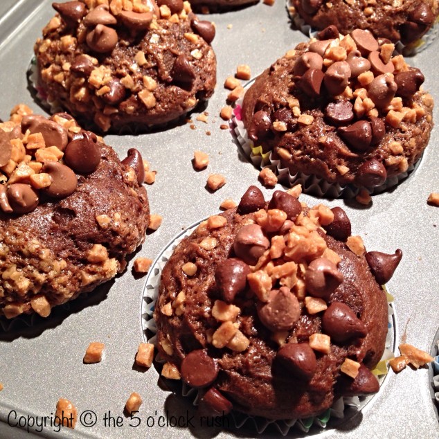 Double Chocolate Chip Banana Muffins