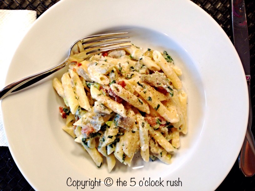 Spinach and Artichoke Dip Pasta