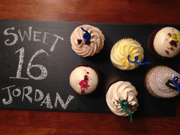 From Sweet Temptations Cupcakery for DD 16th Birthday