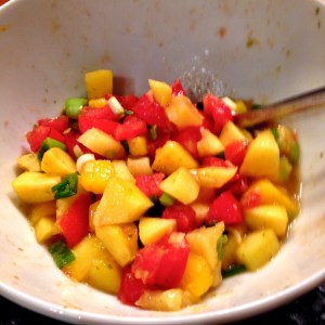 Fresh Peach Salsa