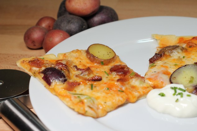 Loaded "Baked" Potato Pizza
