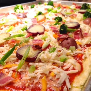 Loaded "Baked" Potato Pizza