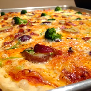 Loaded "Baked" Potato Pizza