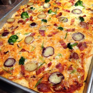 Loaded "Baked" Potato Pizza