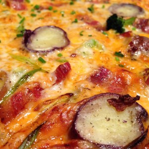 Loaded "Baked" Potato Pizza