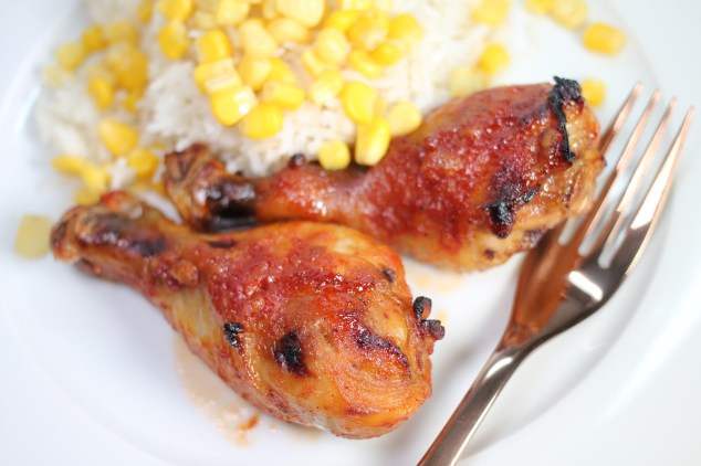 Maple-Glazed Drumsticks